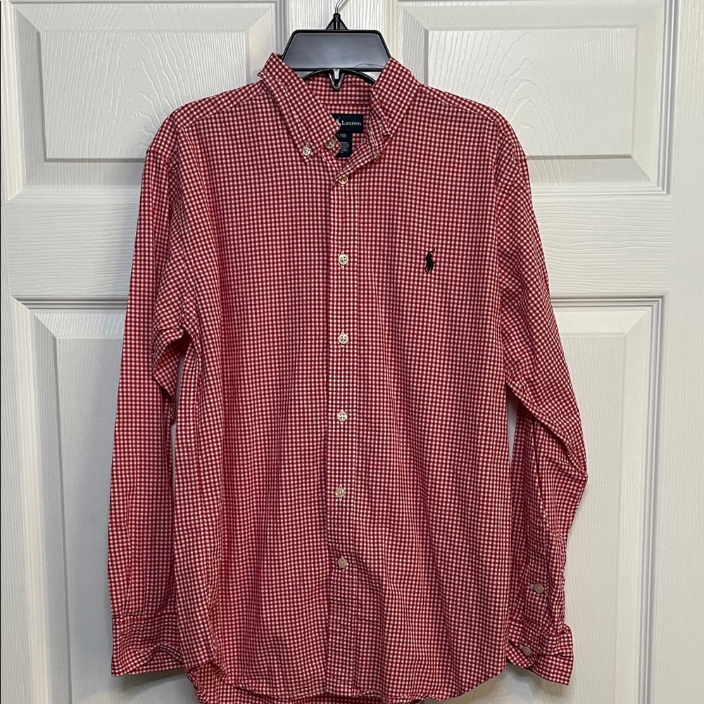 Polo by Ralph Lauren Red Gingham Young Men’s Shirt